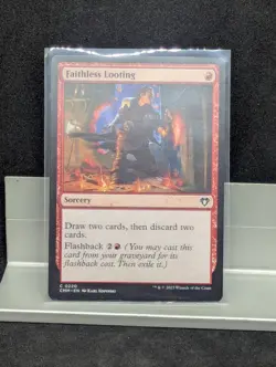 Faithless Looting X1 LP Commander Masters MTG - Image 1