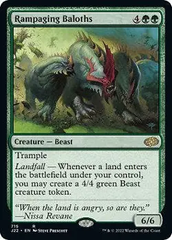Rampaging Baloths [Jumpstart 2022] Magic MTG - Image 1