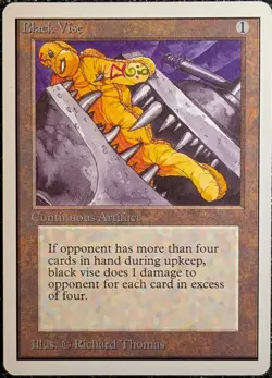 MTG: Black Vise: Unlimited Edition ~ NM/Unplayed - Image 1