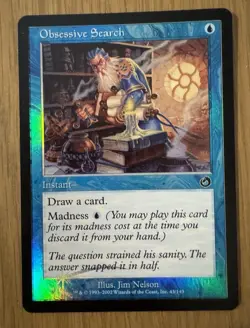 MTG Obsessive Search Torment Foil NM - Image 1