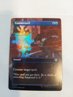 Counterspell (Borderless) Commander Masters Foil - Image 1