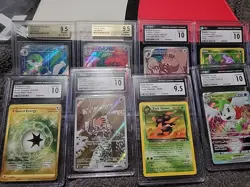 Lot Of Pokemon Graded Cards - Image 1
