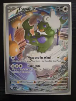 Pokemon TCG Tornadus 210 Pokemon Center Stamped Black Star Promo #210 - Image 1