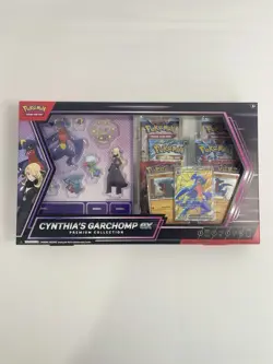 Pokemon TCG: Cynthia’s Garchomp ex Premium Collection box Sealed - Image 1