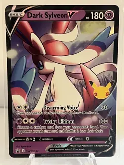 Dark Sylveon V SWSH134 Pokemon Celebrations Black Star Promo - Image 1
