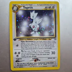 Togetic 16/111 Neo Genesis 1st Edition Holo Rare Pokemon TCG - LP Excellent - Image 1