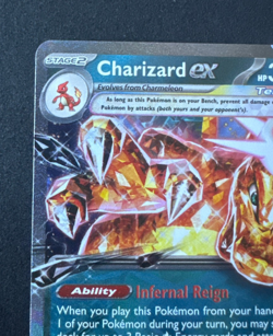 CHARIZARD EX 196 NM SCARLET & VIOLET BLACK STAR PROMO POKEMON 2025 - Image 4