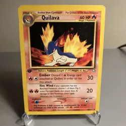 Quilava 46/111 1st Edition Neo Genesis Pokemon TCG Uncommon HP - Image 1