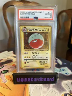 1997 POKEMON JPN JUNGLE #101 ELECTRODE-HOLO PSA 10 - Image 1