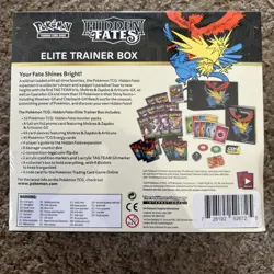 Pokemon TCG Hidden Fates Elite Trainer Box (ETB) New Factory Sealed - Image 2