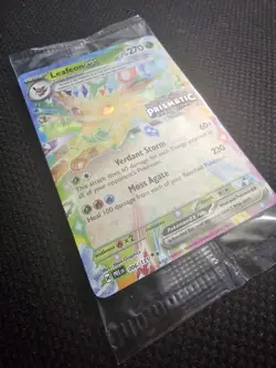 Leafeon 006/131 Pokemon TCG: Prismatic Evolutions Stamped Promo SEALED NEW - Image 2