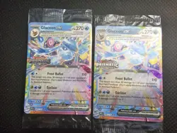 Glaceon EX 026/131 Pokemon TCG: Prismatic Evolutions Stamped Promo NEW SEALED - Image 1