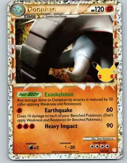 Pokemon Donphan (Prime) Classic Collection Celebrations 107/123 NM - Image 1