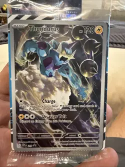 Pokemon TCG Holo Thundrus SVP 209 Scarlet & Violet Promo Sealed English Mint - Image 1