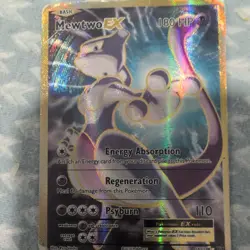 MINT Pokemon TCG Mewtwo-EX XY Evolutions 103/108 Holo Full Art - Image 1