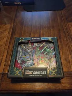 Pokemon TCG Sword & Shield - Vmax Dragons Premium Collection Box - New - Image 1