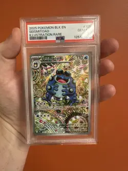 Seismitoad #105 Pokemon Black Bolt PSA 10 GEM MT - Image 2
