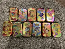 Pokemon 151 EMPTY Mini Tin Lot - x11 - Image 1