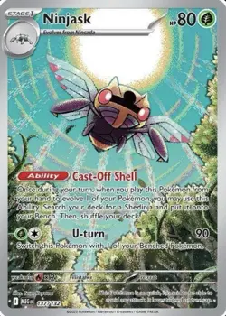 🪰Ninjask | 137/132 | Illustration Rare | Pokemon TCG | Mega Evolution | NM🪰 - Image 1