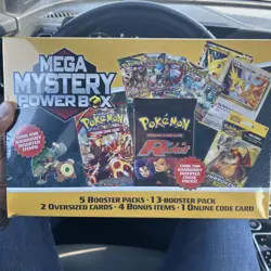 POKEMON 2025 MEGA MYSTERY POWER BOX - From Meijer, New Sealed - Image 1