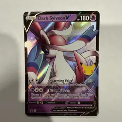 Dark Sylveon V SWSH134 Holographic Black Star Promo Pokemon TCG - Image 1