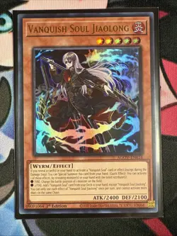 Vanquish Soul Jiaolong AGOV-EN018 Near Mint Ultra Rare 1st Edition Yu-Gi-Oh! - Image 1