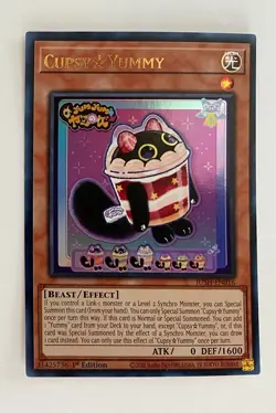 Yugioh Cupsy Yummy Ultra Rare JUSH-EN016 1st ED Near Mint - Image 2