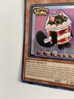 Yugioh Cupsy Yummy Ultra Rare JUSH-EN016 1st ED Near Mint - Image 4