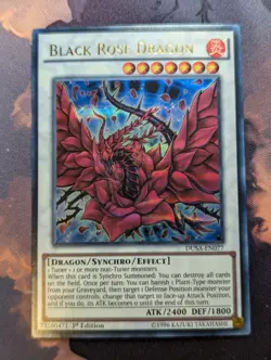 YuGiOh - Black Rose Dragon DUSA-EN077 Ultra - 1st Edition - VLP - Image 1