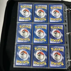 Pokemon Collection Vintage WoTC Mixed 🔥 Lot of Cards Holos w/ Binder Pages DMG - Image 4
