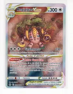 ~ESP~ SPANISH Regigigas V Astro GG55 Crown Zenith Pokemon Card (C1) - Image 1