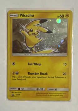Pikachu SM98 Cosmos Holo Black Star Promo Pokemon Card Rare Sun & Moon 2017 - Image 1
