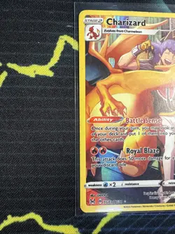 Charizard TG03/TG30 Lost Origin Full Art Trainer Gallery Holo Card (Fuzzy Sides) - Image 2