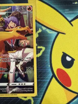 Charizard TG03/TG30 Lost Origin Full Art Trainer Gallery Holo Card (Fuzzy Sides) - Image 3