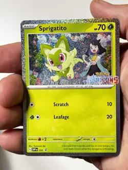 Sprigatito 191 Scarlet & Violet Promo Pokemon Card - Image 1