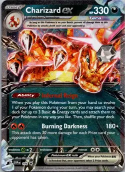 Charizard ex Promo SV: Scarlet & Violet Promo Cards 196 NM - Image 1