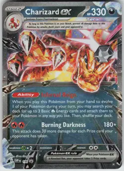 Pokemon Charizard ex - 196 SV: Scarlet & Violet Promo Cards Promo NM - Image 1