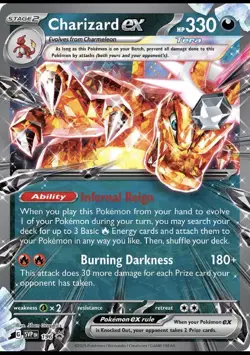 Charizard ex 196 Sv: Scarlet & Violet Promo Cards Holo - Image 1