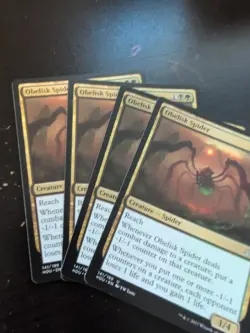 4X Obelisk Spider - Hour of Devastation - Magic The Gathering - MTG - Image 1
