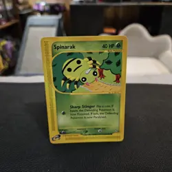 Spinarak Aquapolis Pokemon TCG Common E-Reader Card #111/147 - Image 1