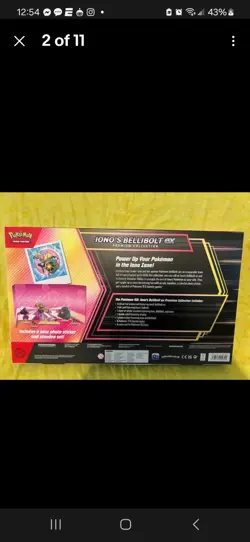 Pokemon TCG Ionos Bellibolt ex Premium Collection Box + 3 jpn packs 🔥 - Image 2