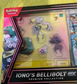 Pokemon TCG Ionos Bellibolt ex Premium Collection Box + 3 jpn packs 🔥 - Image 3
