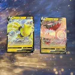 Pokemon Regieleki SWSH280 & Regidrago SWSH281 Crown Zenith Black Star Promo - Image 1