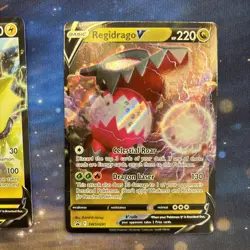 Pokemon Regieleki SWSH280 & Regidrago SWSH281 Crown Zenith Black Star Promo - Image 3