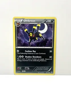 Pokemon TCG 2012 Umbreon 61/108 Dark Explorers Uncommon (Non-Holo) NM- - Image 1