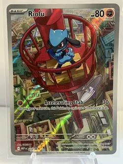 Riolu 010 ETB Black Star Promo Pokemon Mega Evolution - Image 1