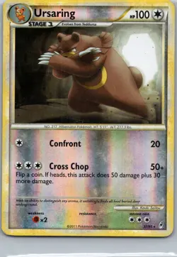 Pokemon TCG Ursaring 37/95 Call of Legends Reverse MP - Image 1