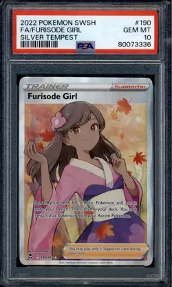 Furisode Girl - 190/195 - PSA 10 - Full Art - Silver Tempest - Pokemon - 73336 - Image 1