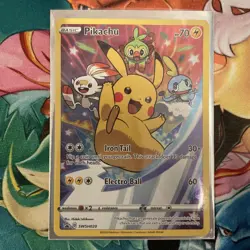 Pokemon SWSH020 Pikachu Promo NM - Image 1