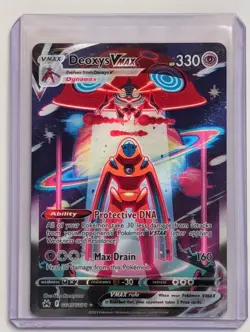 2023 Pokemon Deoxys VMAX GG45/GG70 Crown Zenith : Galarian Gallery Holo Full Art - Image 4